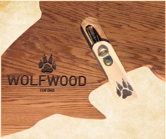 Premium Coho Salmon Cribbage Board – Handcrafted from reclaimed Vancouver Island wood.